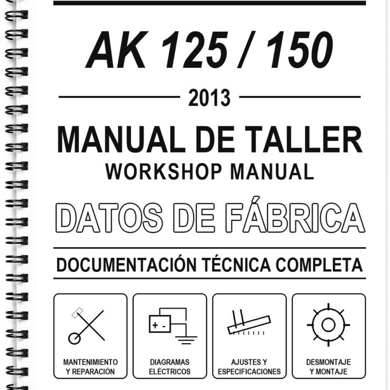 Manual de Taller AKT AK 125 / 150 (2013)