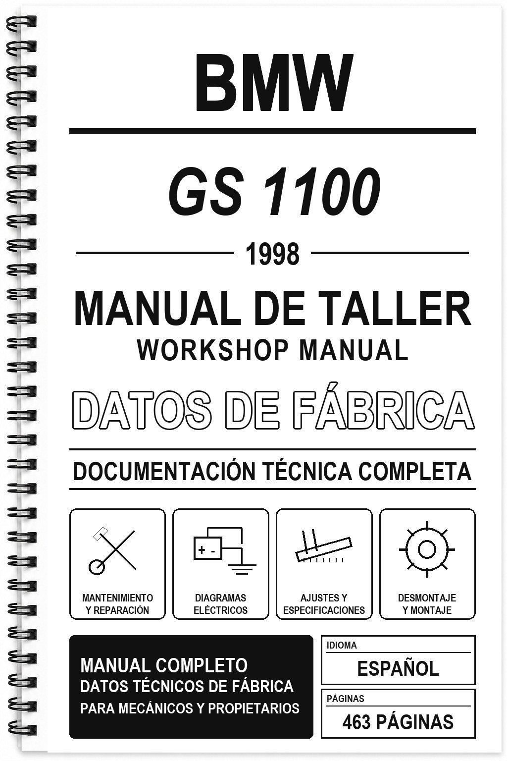 Manual de Taller BMW GS 1100 (1998)