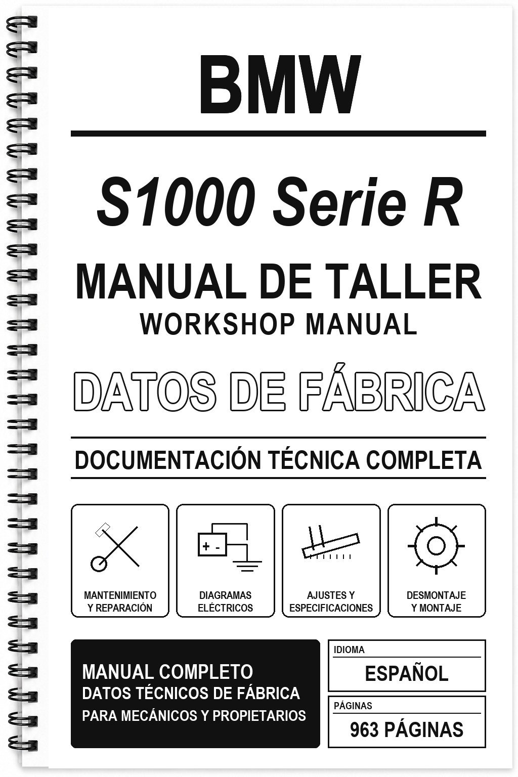 Manual de Taller BMW S1000 Serie R