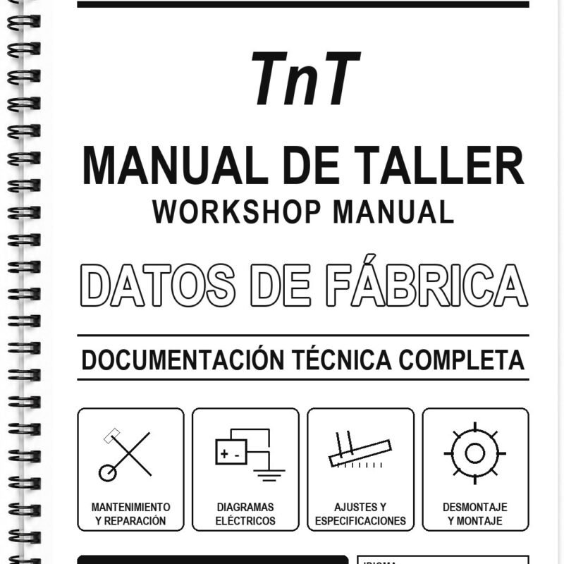 Manual de Taller Benelli TnT (Inglés)