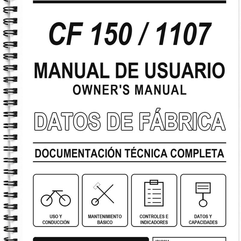 Manual de Usuario CFMoto CF 150 / 1107 (Inglés)