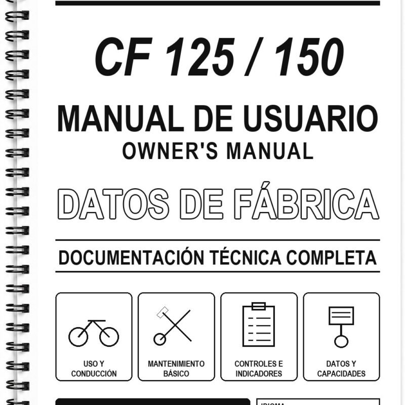Manual de Usuario CFMoto CF 125 / 150 (Inglés)