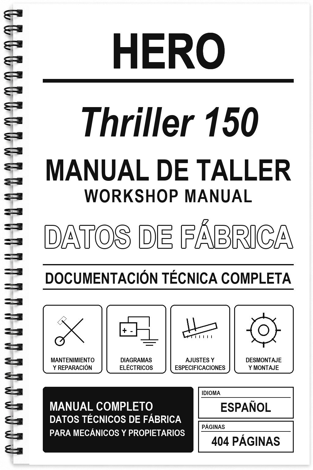 Manual de Taller Hero Thriller 150