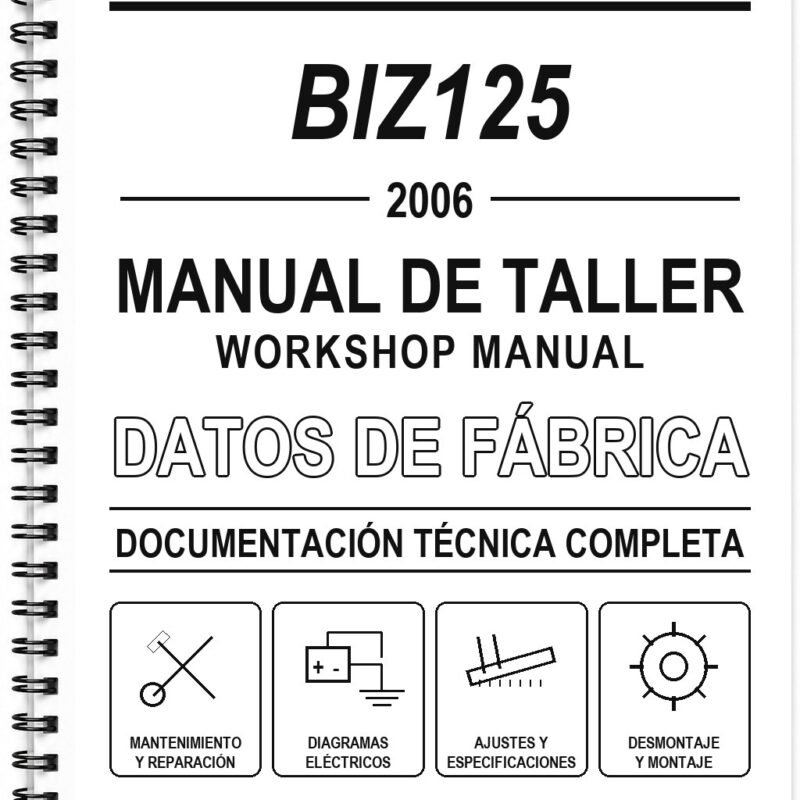 Manual de Taller Honda BIZ125 (2006)