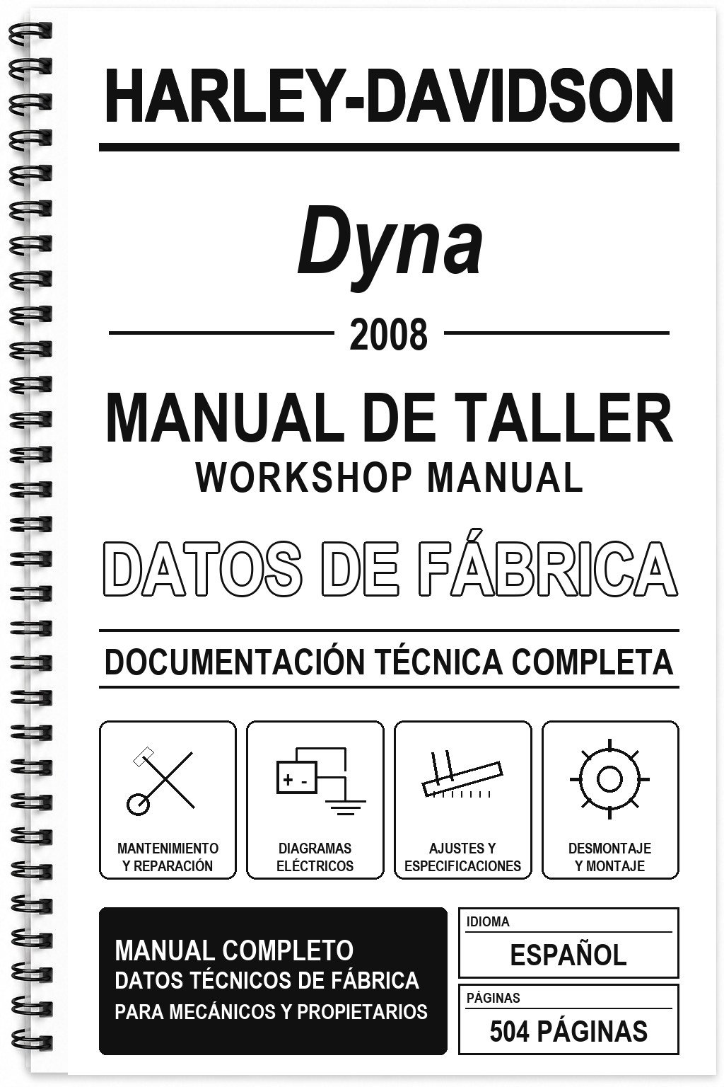 Manual de Taller Harley-Davidson Dyna (2008)