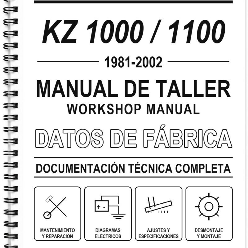 Manual de Taller Kawasaki KZ 1000 / 1100 (1981-2002)
