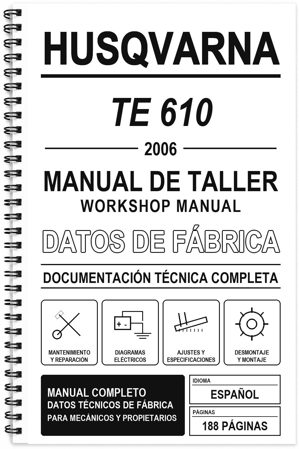 Manual de Taller Husqvarna TE 610 (2006)