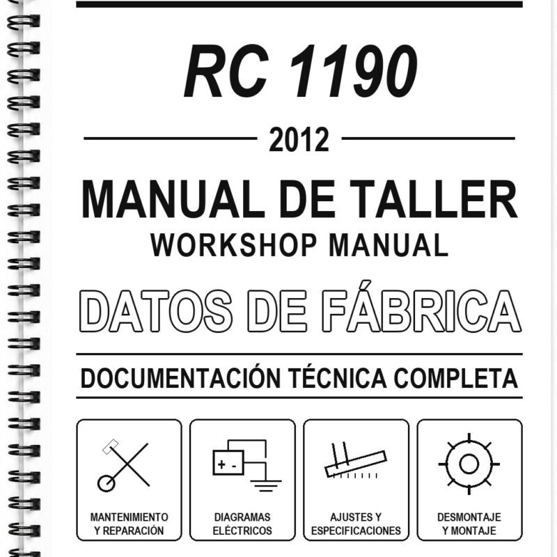 Manual de Taller KTM RC 1190 (2012)