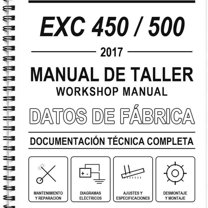 Manual de Taller KTM EXC 450 / 500 (2017)