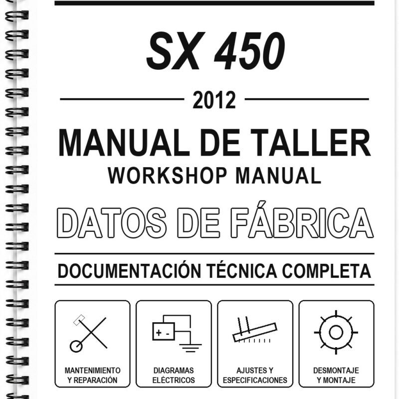 Manual de Taller KTM SX 450 (2012)