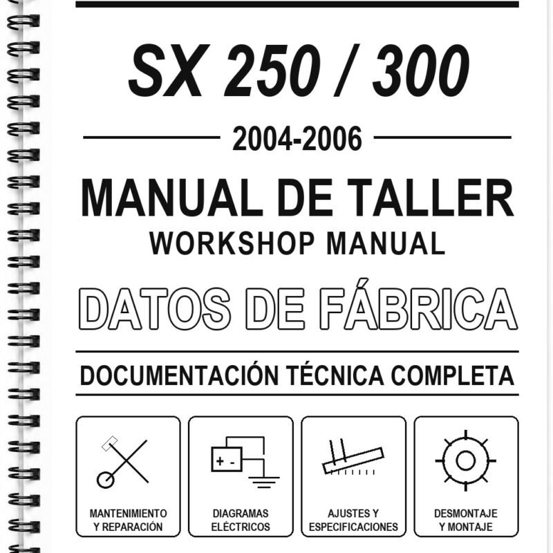 Manual de Taller KTM SX 250 / 300 (2004-2006)