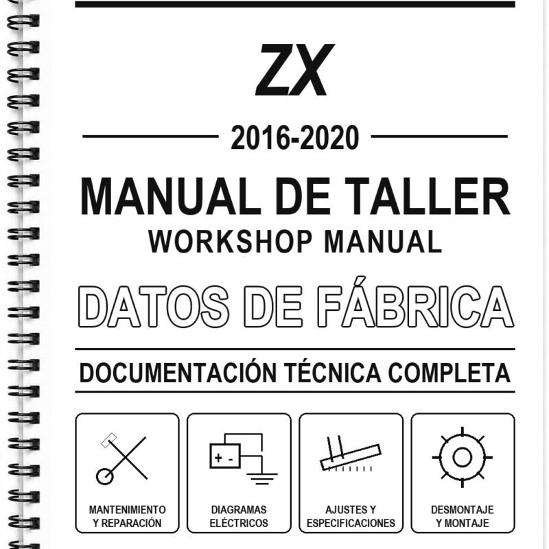 Manual de Taller Kawasaki ZX (2016-2020) (Inglés)