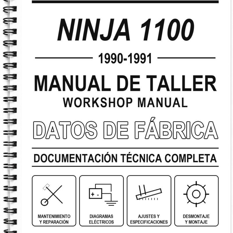 Manual de Taller Kawasaki NINJA 1100 (1990-1991)