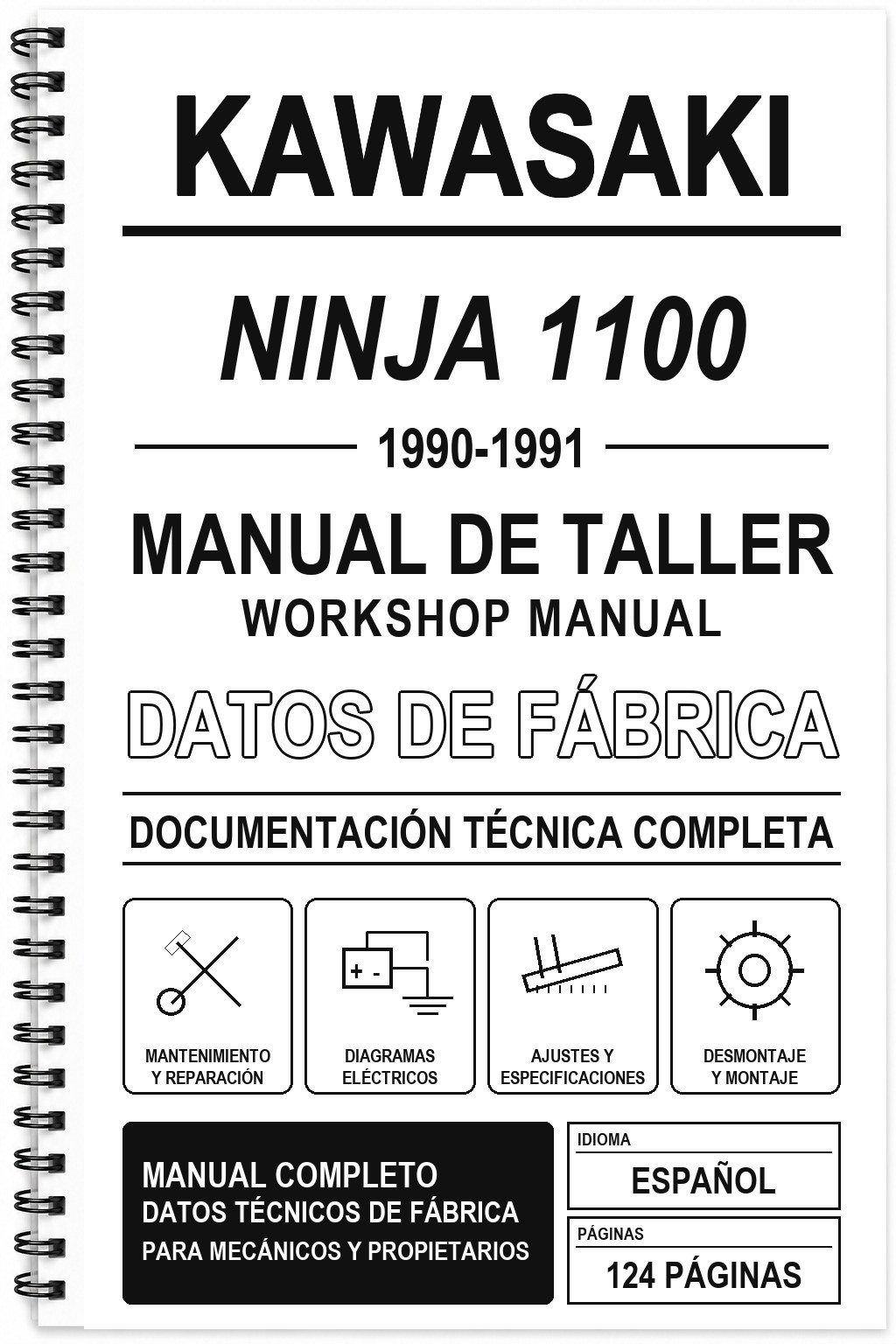 Manual de Taller Kawasaki NINJA 1100 (1990-1991)