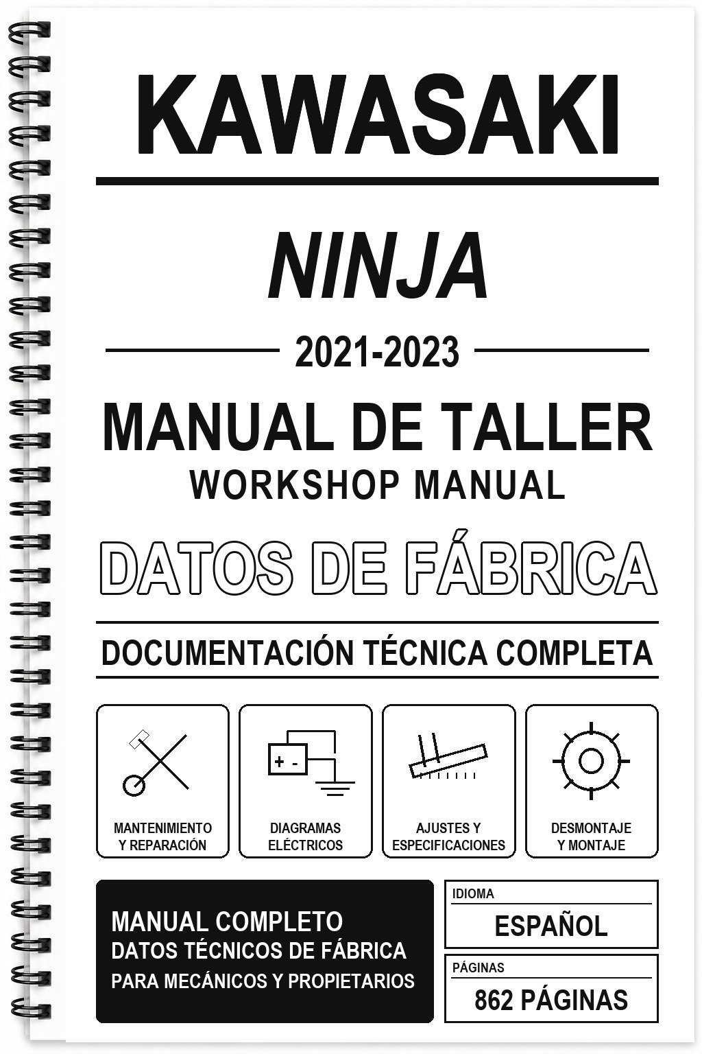 Manual de Taller Kawasaki NINJA (2021-2023)