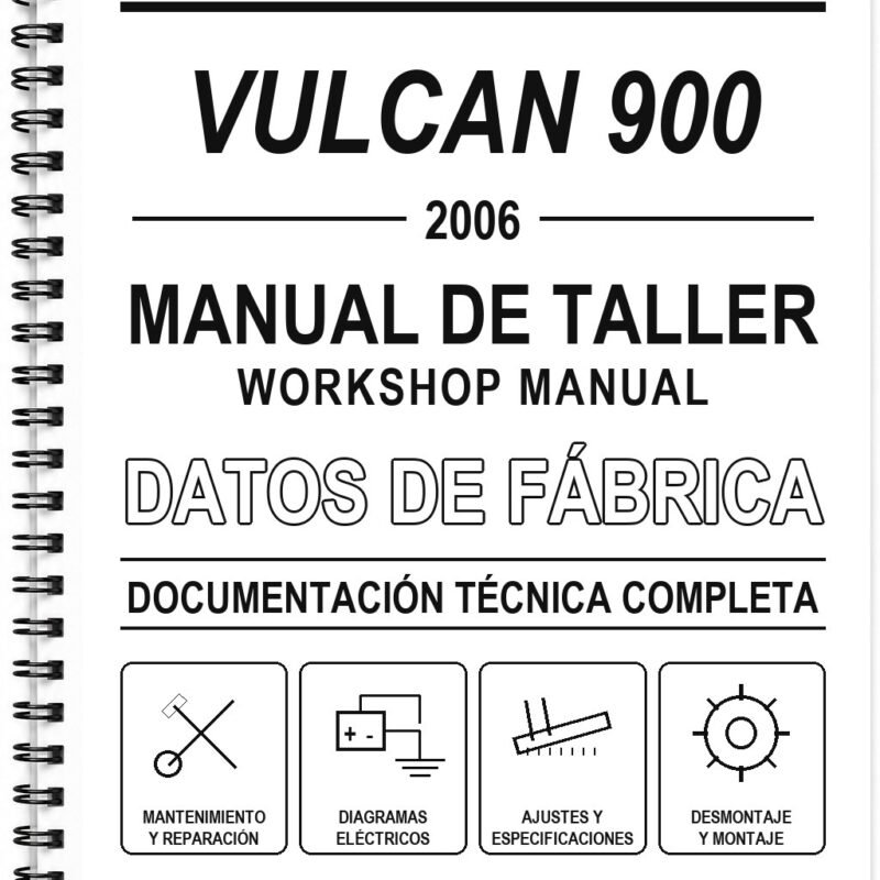 Manual de Taller Kawasaki VULCAN 900 (2006)