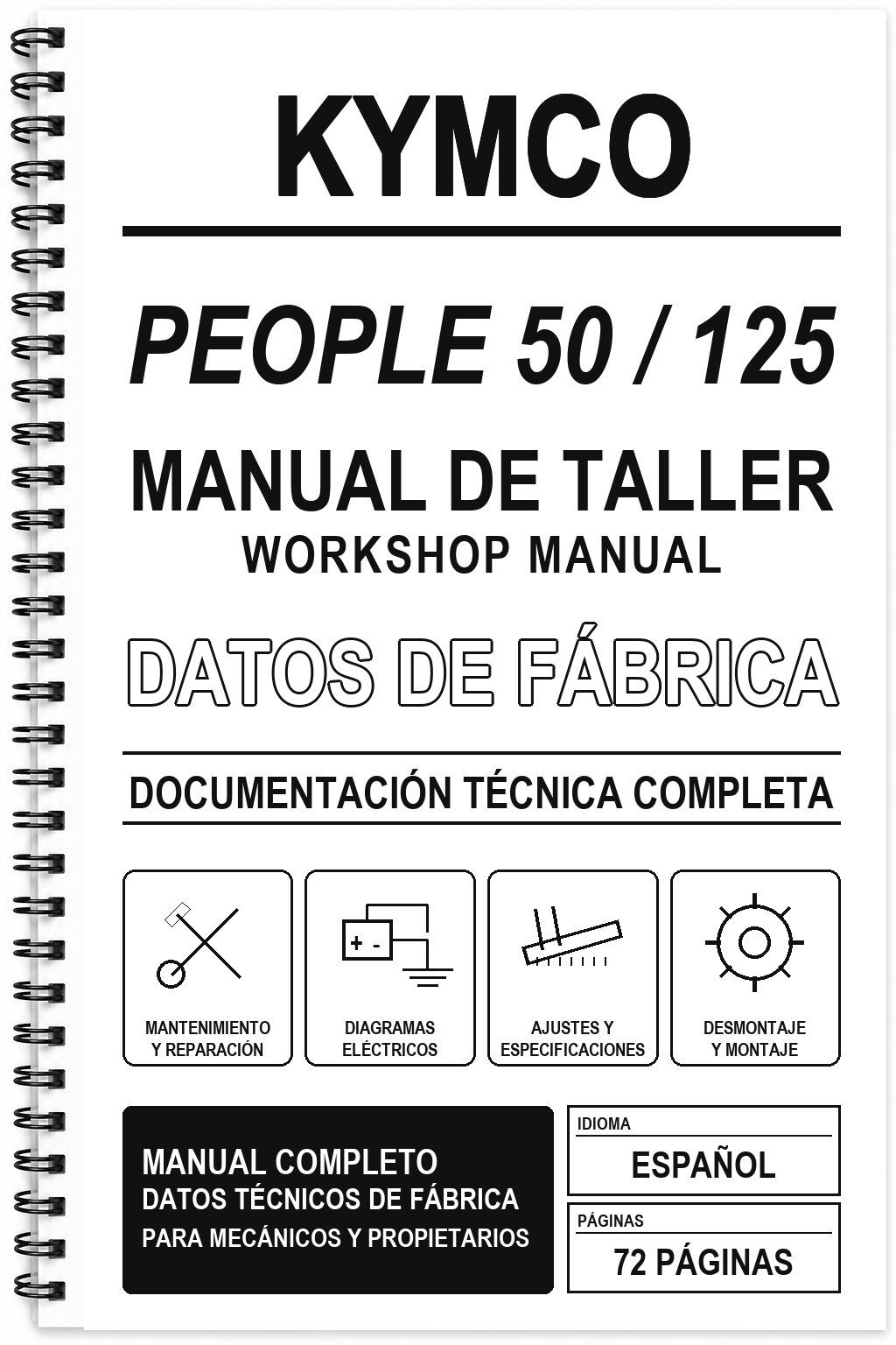 Manual de Taller Kymco PEOPLE 50 / 125