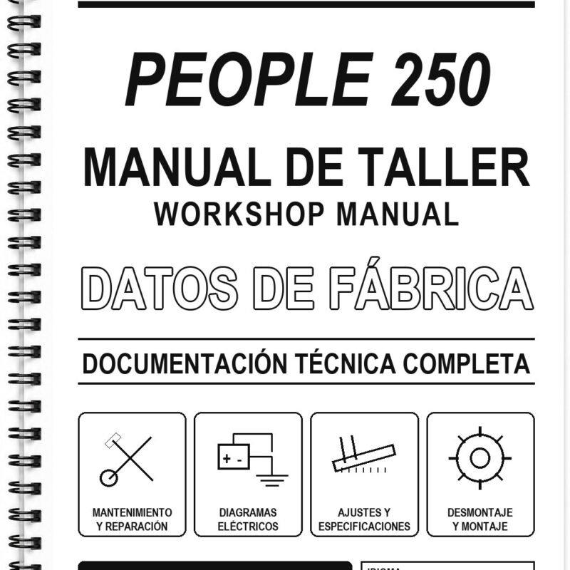 Manual de Taller Kymco PEOPLE 250