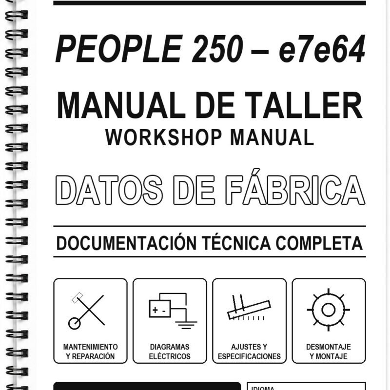 Manual de Taller Kymco PEOPLE 250 – e7e64