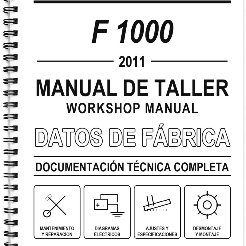 Manual de Taller MV Agusta F 1000 (2011)