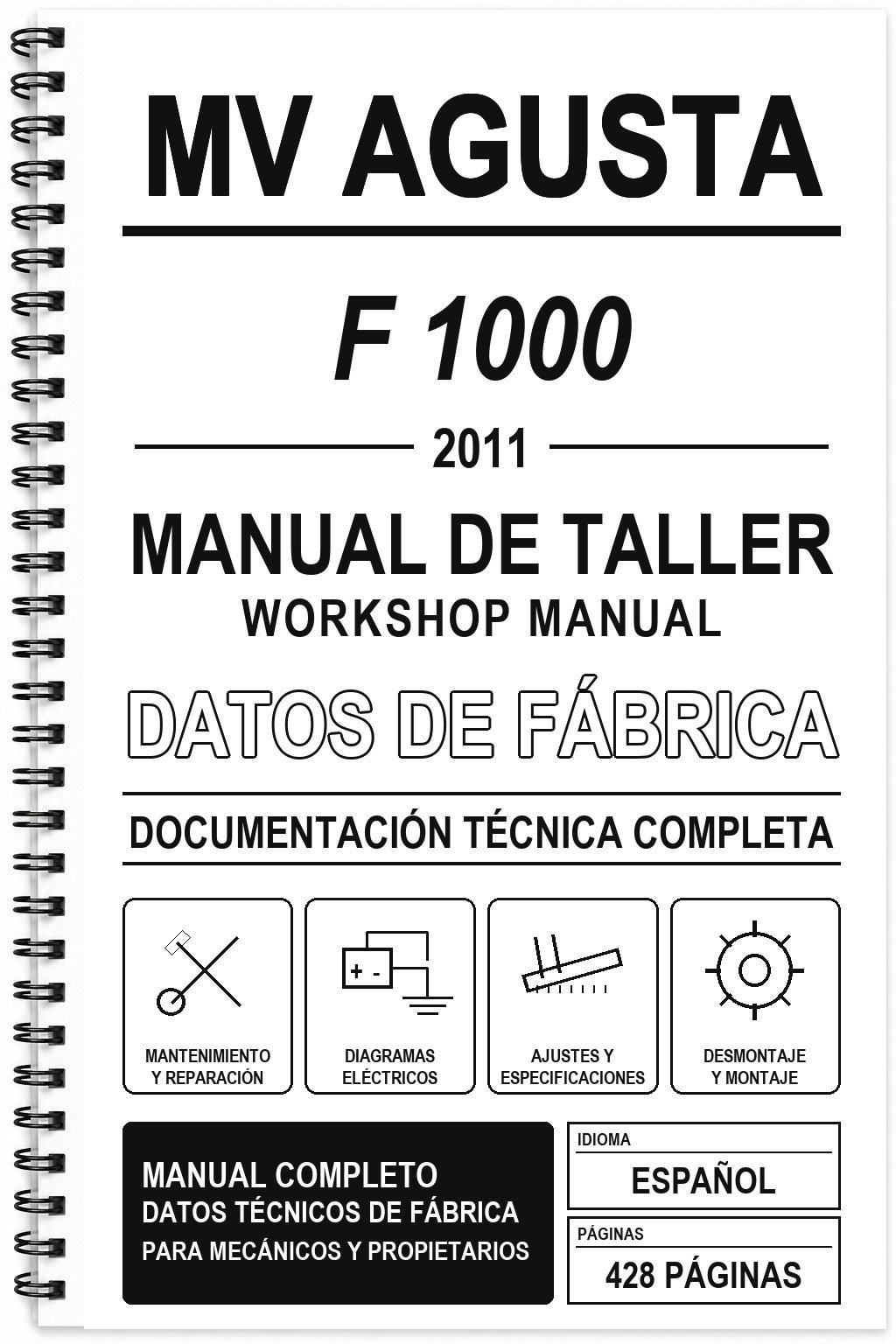 Manual de Taller MV Agusta F 1000 (2011)
