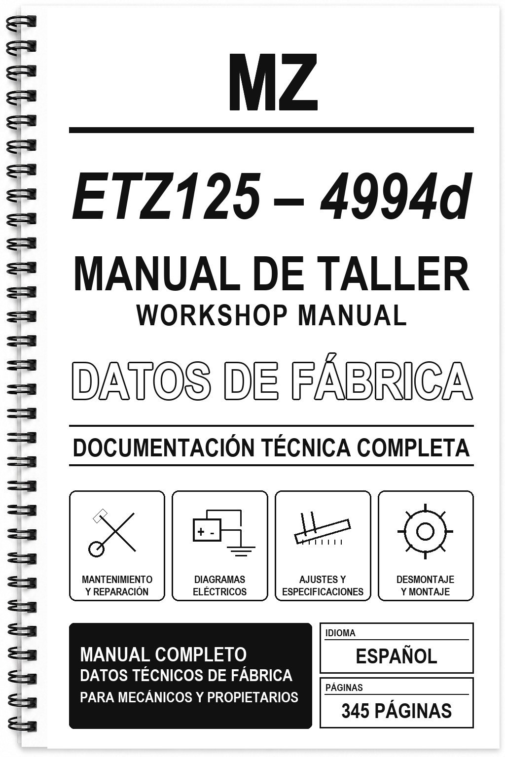 Manual de Taller MZ ETZ125 – 4994d