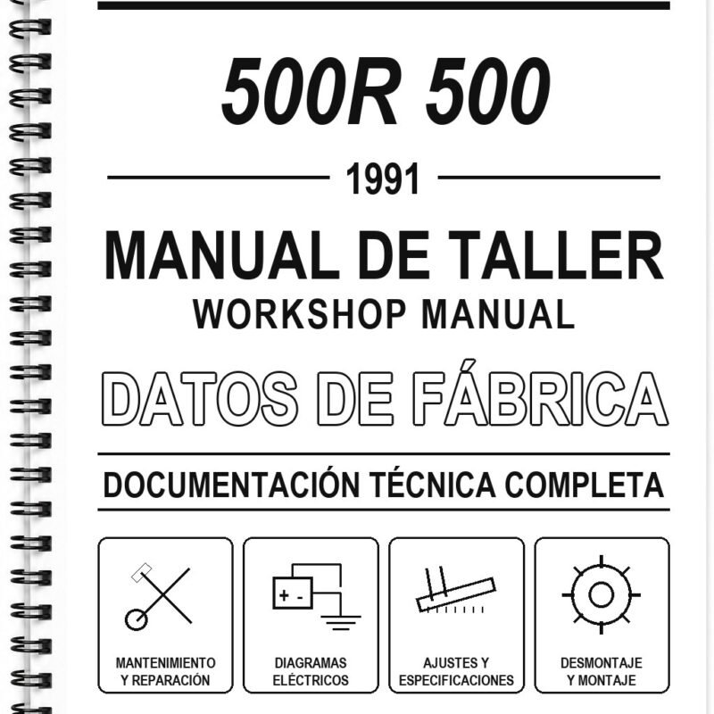Manual de Taller MZ 500R 500 (1991)