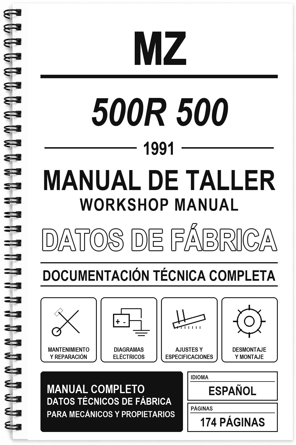 Manual de Taller MZ 500R 500 (1991)