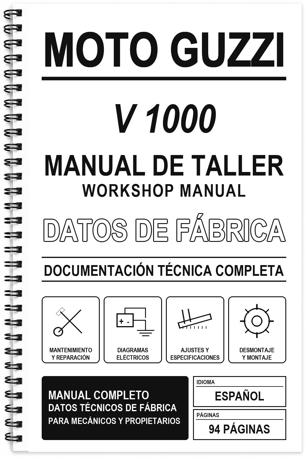Manual de Taller Moto Guzzi V 1000