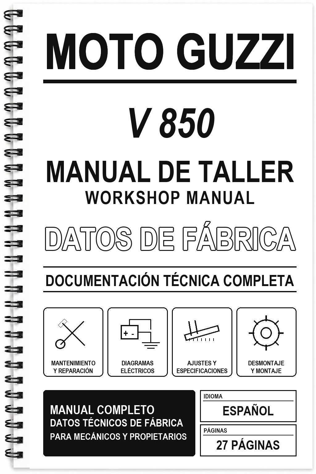 Manual de Taller Moto Guzzi V 850