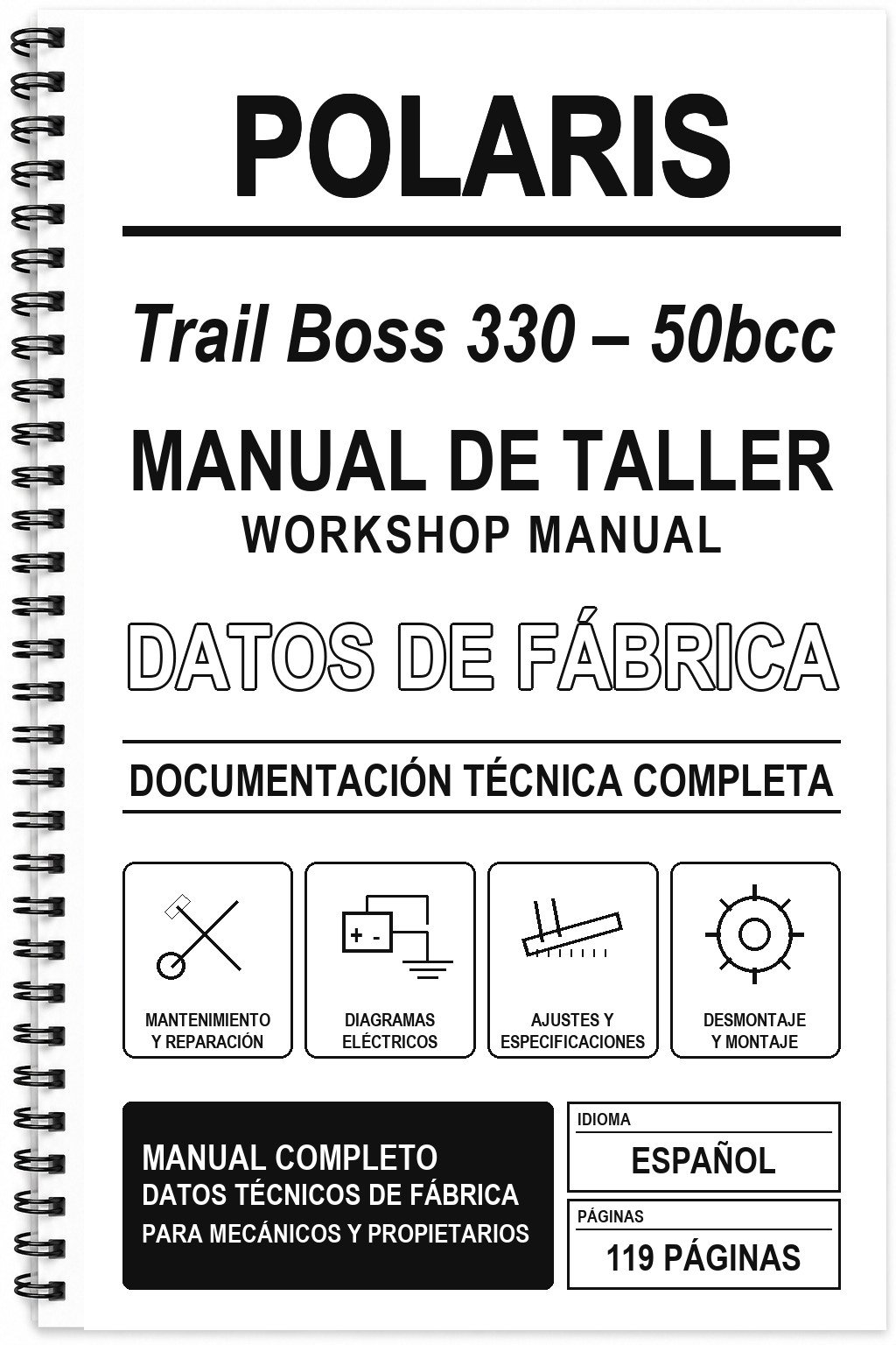 Manual de Taller Polaris Trail Boss 330 – 50bcc