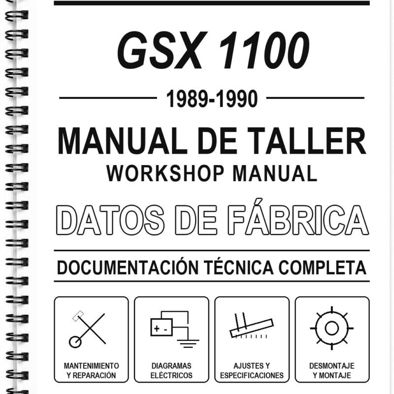 Manual de Taller Suzuki GSX 1100 (1989-1990)