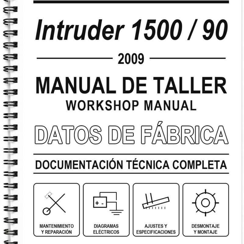 Manual de Taller Suzuki Intruder 1500 / 90 (2009)