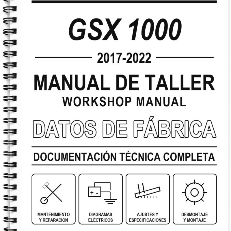Manual de Taller Suzuki GSX 1000 (2017-2022)
