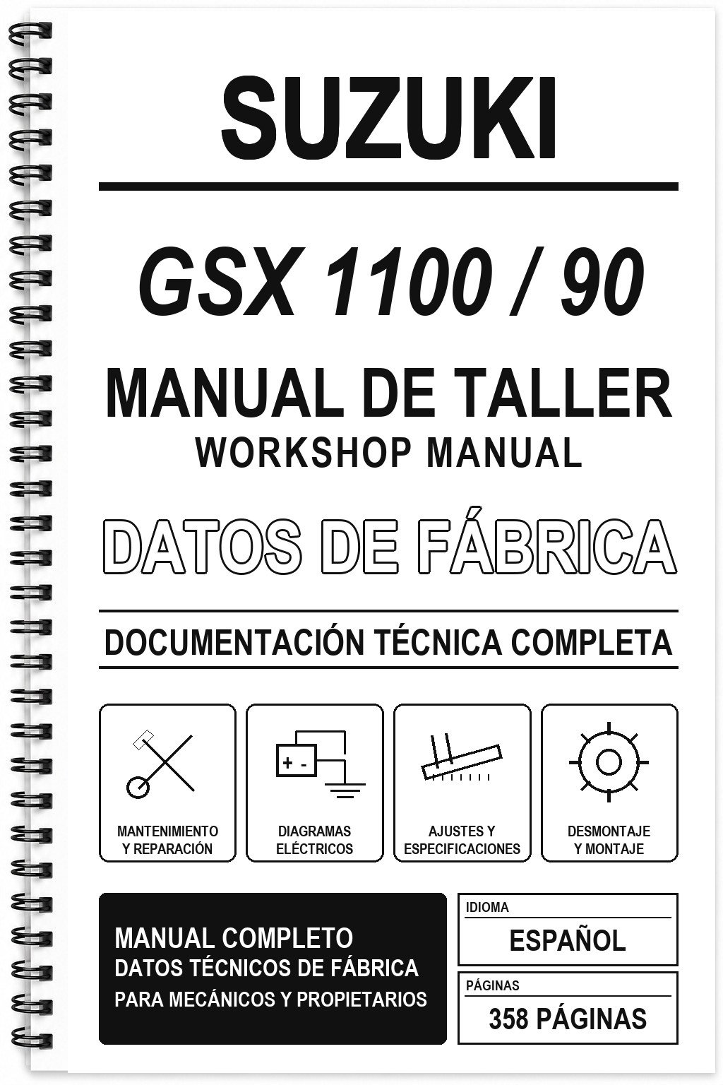 Manual de Taller Suzuki GSX 1100 / 90