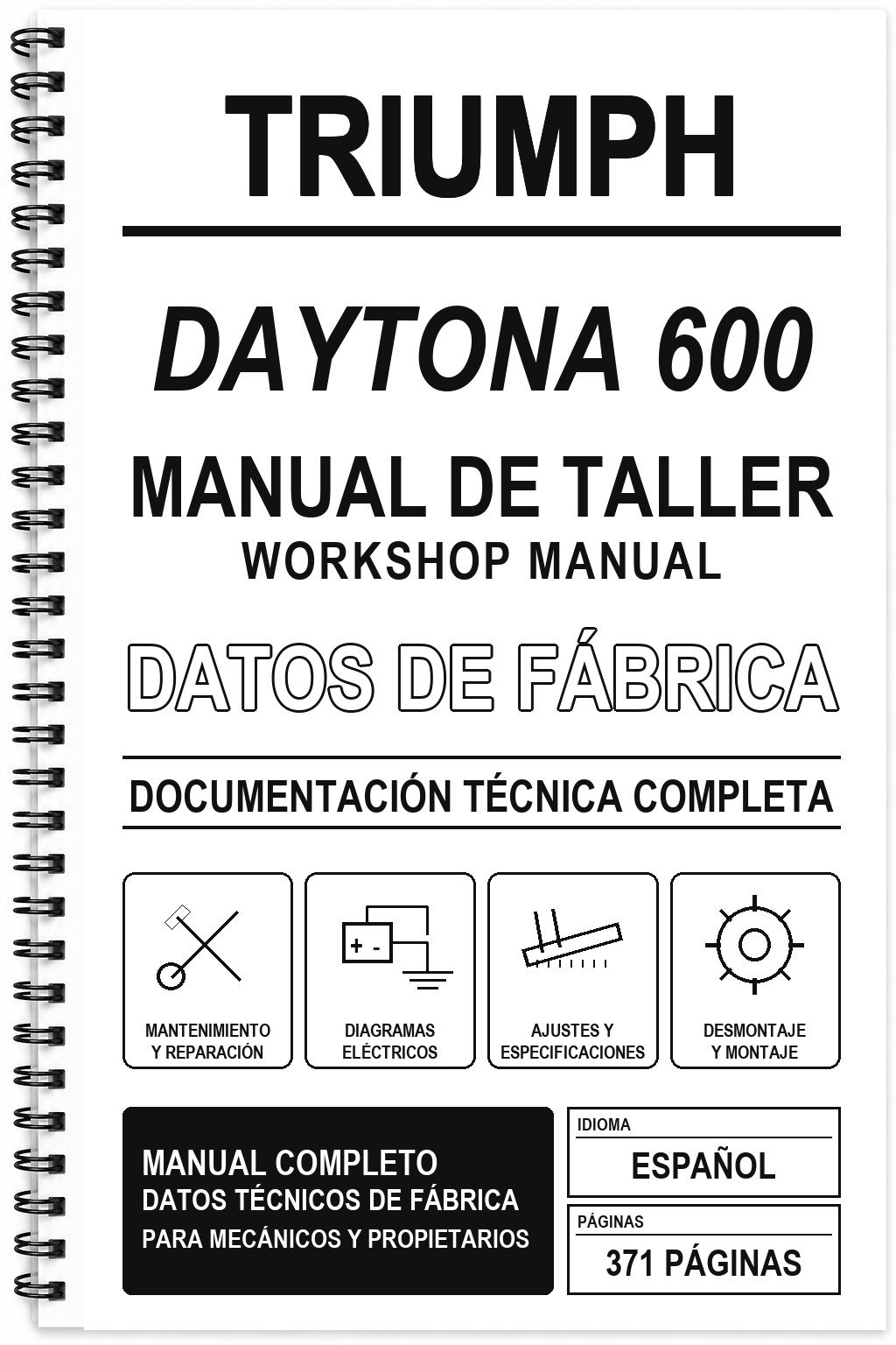 Manual de Taller Triumph DAYTONA 600