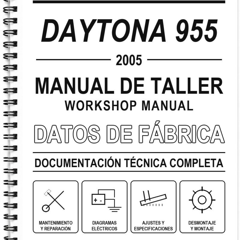 Manual de Taller Triumph DAYTONA 955 (2005) (Inglés)