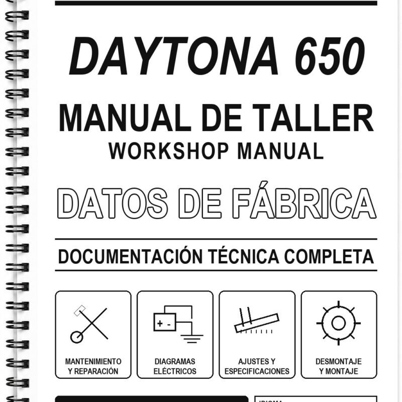 Manual de Taller Triumph DAYTONA 650