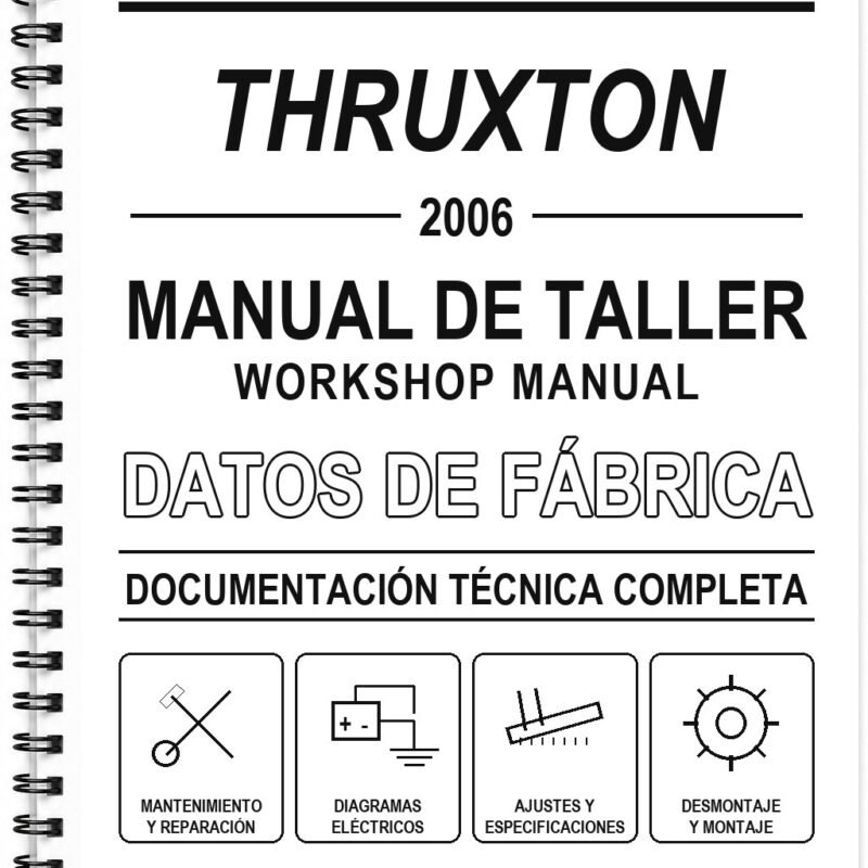 Manual de Taller Triumph THRUXTON (2006) (Inglés)