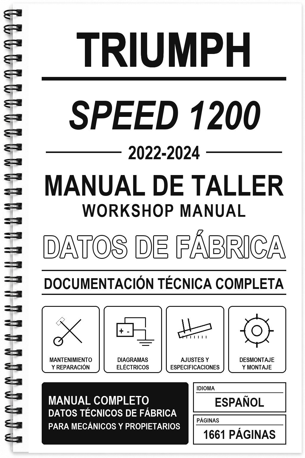 Manual de Taller Triumph SPEED 1200 (2022-2024)