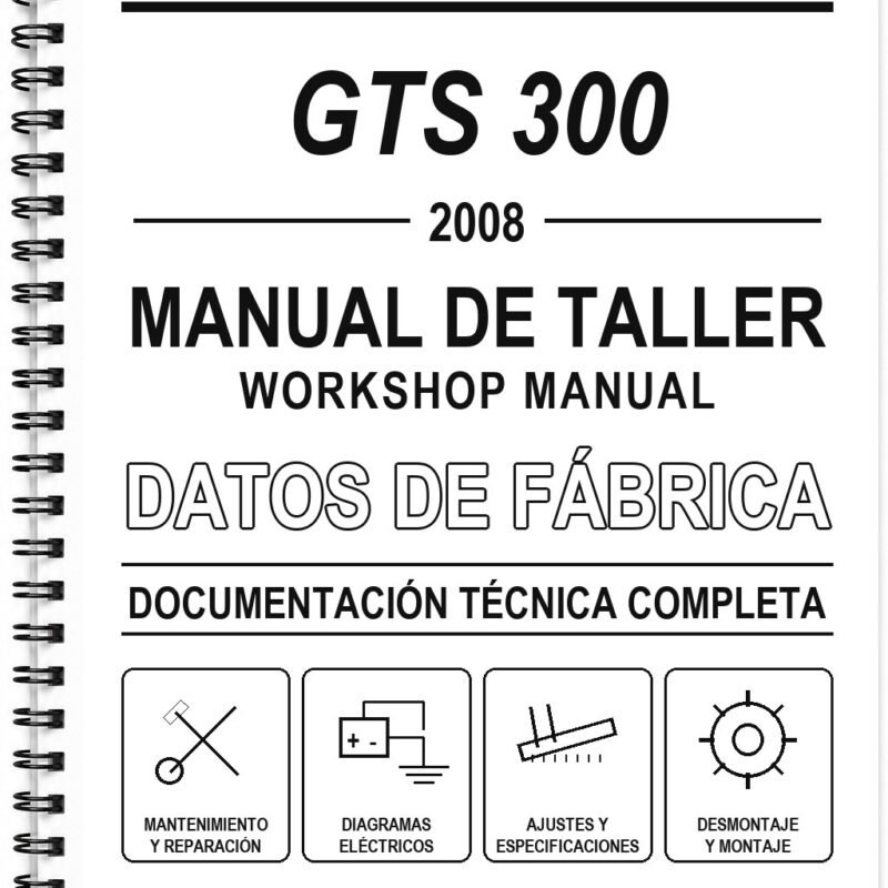 Manual de Taller Vespa GTS 300 (2008) – 38cf9