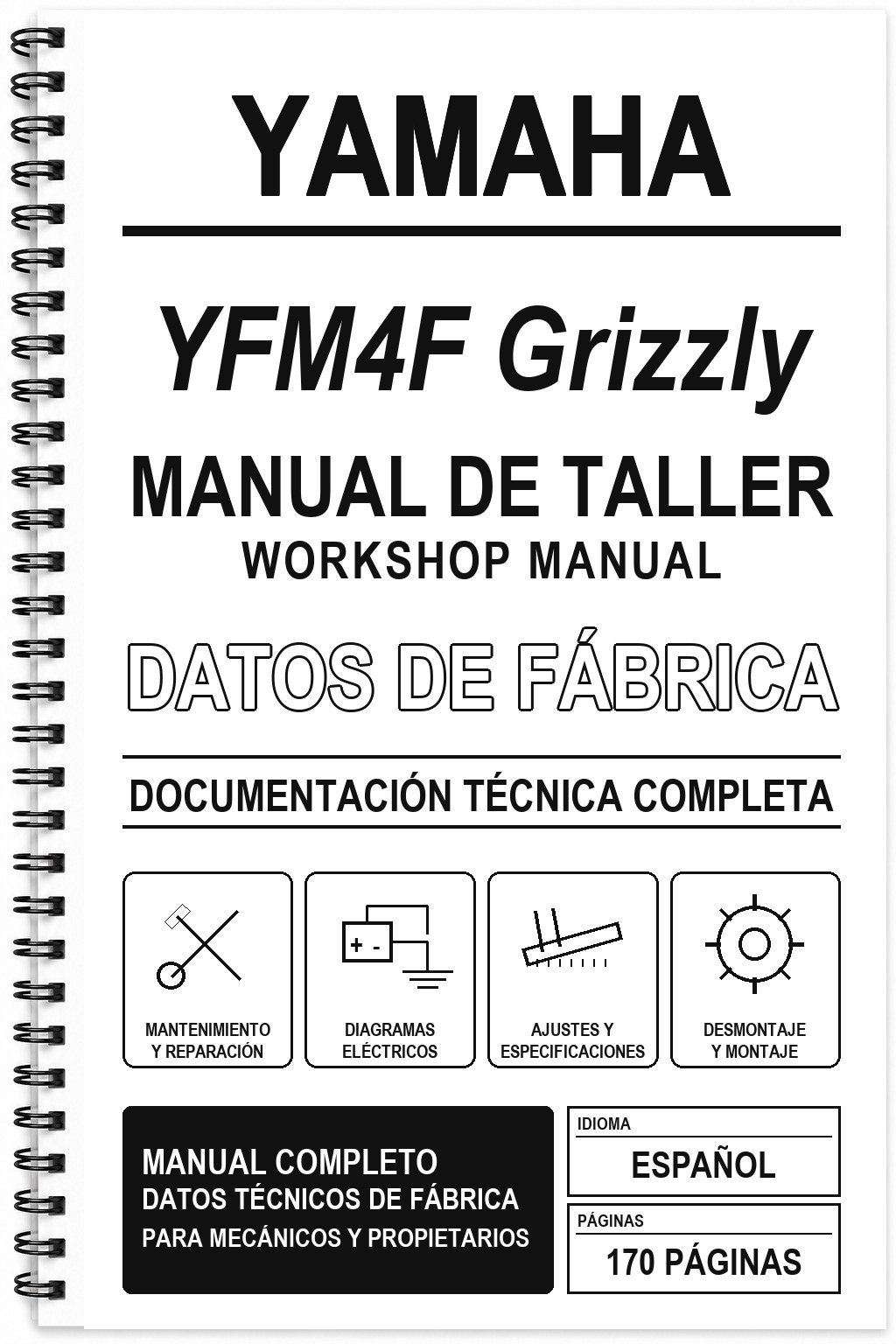 Manual de Taller Yamaha YFM4F Grizzly