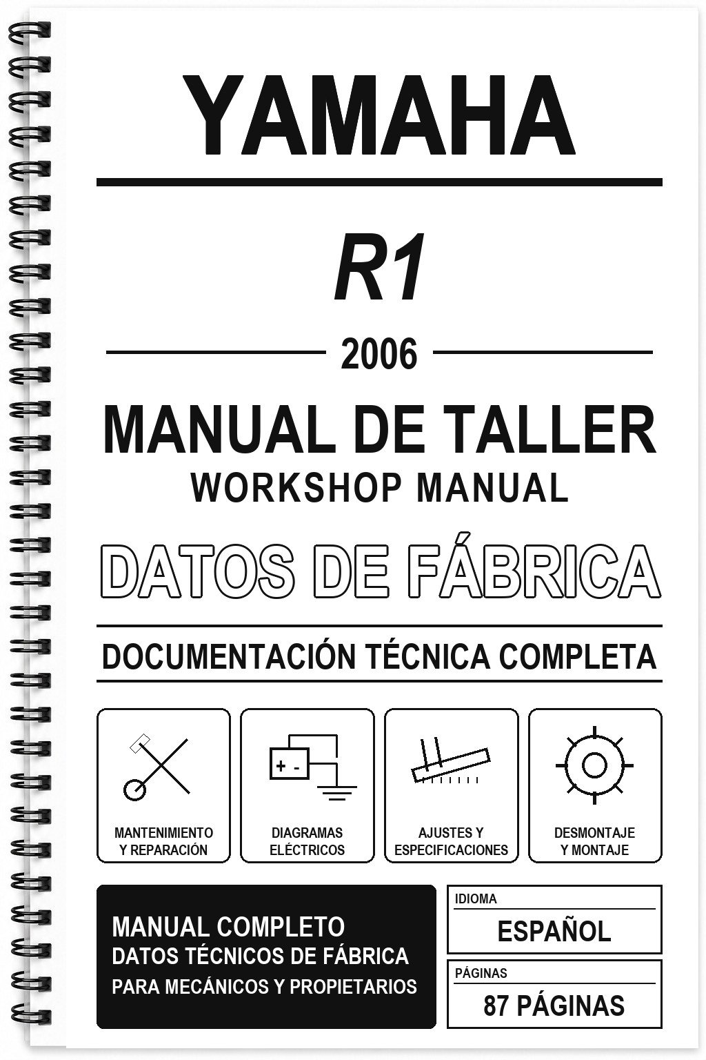Manual de Taller Yamaha R1 (2006)