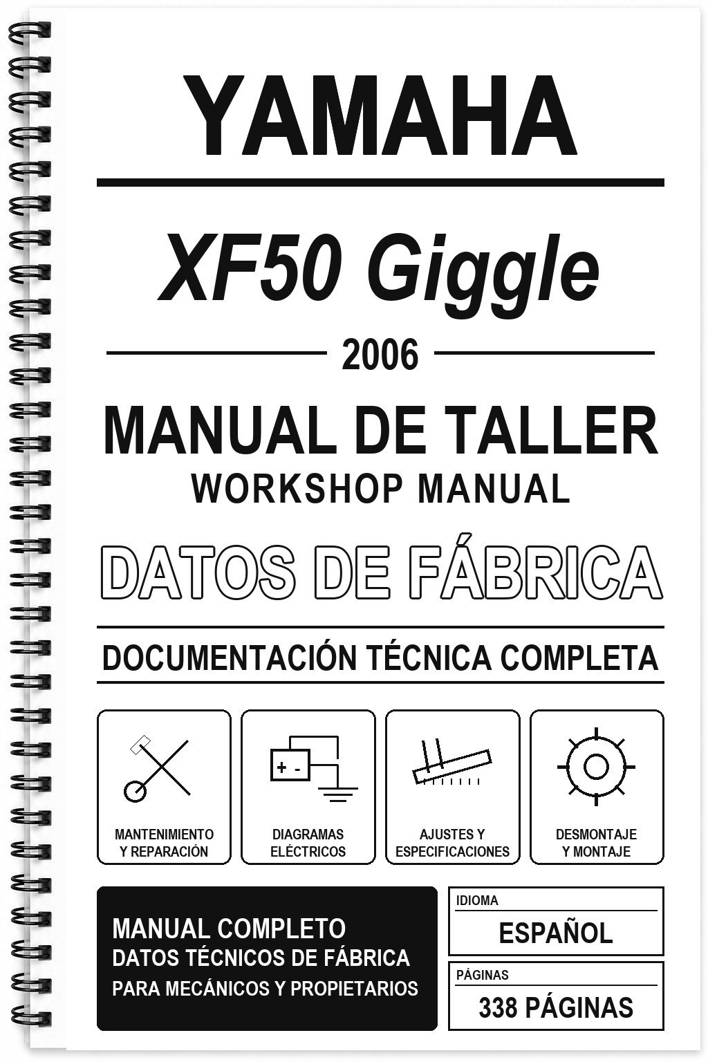 Manual de Taller Yamaha XF50 Giggle (2006)