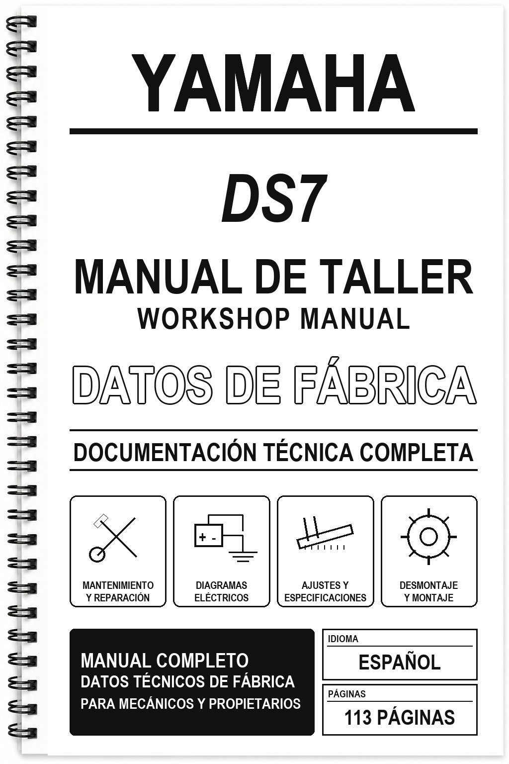 Manual de Taller Yamaha DS7