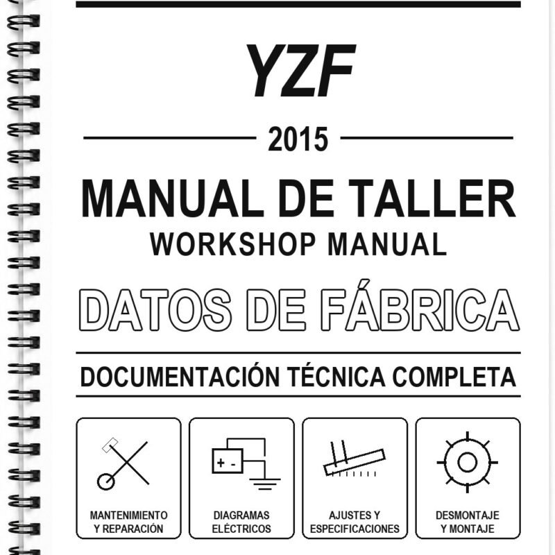 Manual de Taller Yamaha YZF (2015)