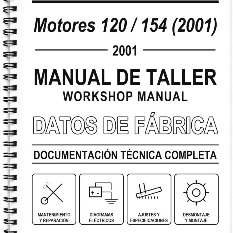 Manual de Taller Aprilia Motores 120 / 154 (2001)