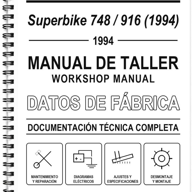 Manual de Taller Ducati Superbike 748 / 916 (1994)
