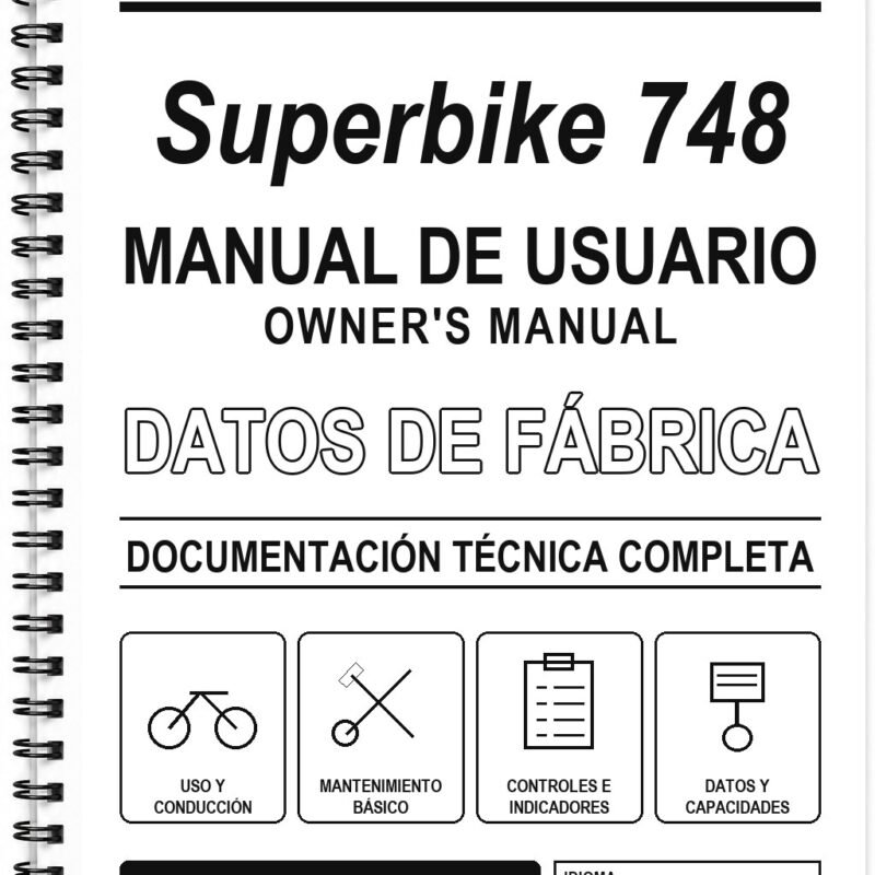 Manual de Usuario Ducati Superbike 748