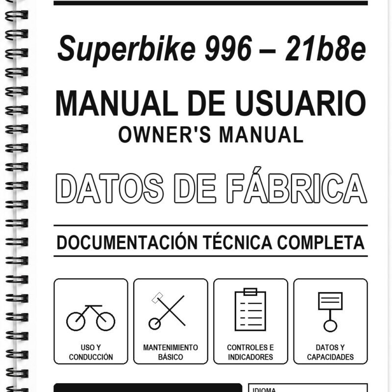 Manual de Usuario Ducati Superbike 996 – 21b8e